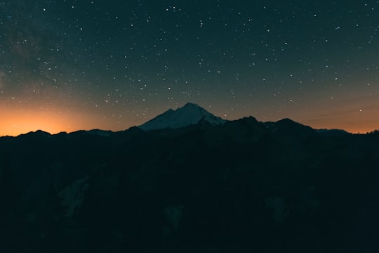 photo of Whistler Mountain range near Shannon Falls