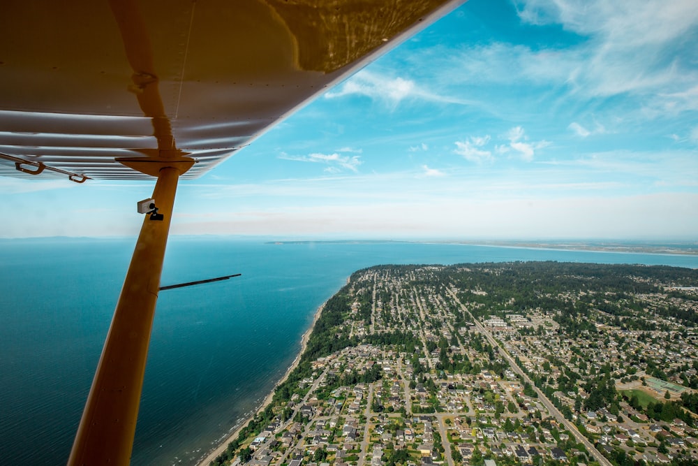 high-angle photo of cityscape