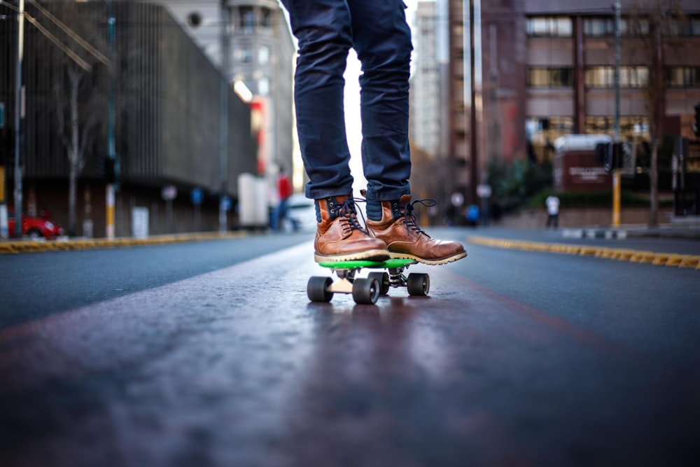 person riding skateboard