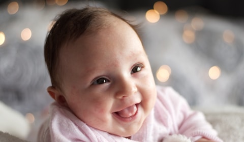 baby's smiling photography