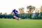 man playing soccer
