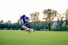 man playing soccer