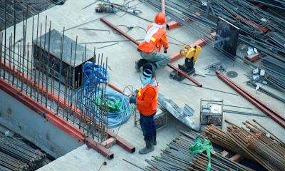 two men working
