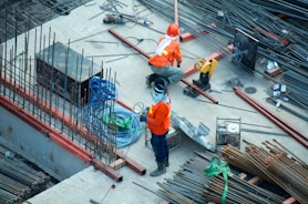 two men working