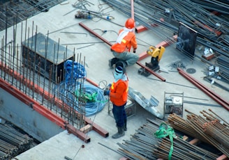 two men working