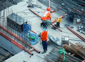 two men working