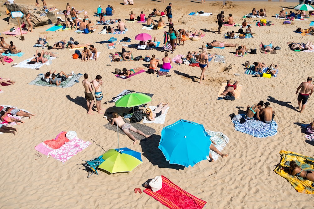 Menschen auf Sand