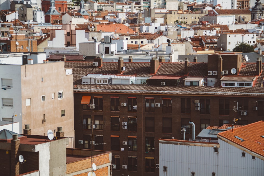 aerial view photography of buildings