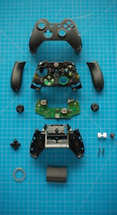 disassembled Xbox One controller