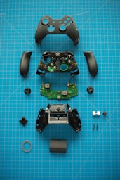 disassembled Xbox One controller