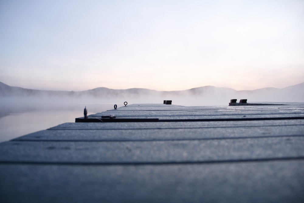 shallow focus photography of grey bridge