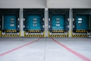 closeup photo of parking lot