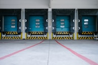 closeup photo of parking lot