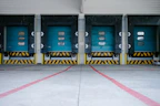 closeup photo of parking lot