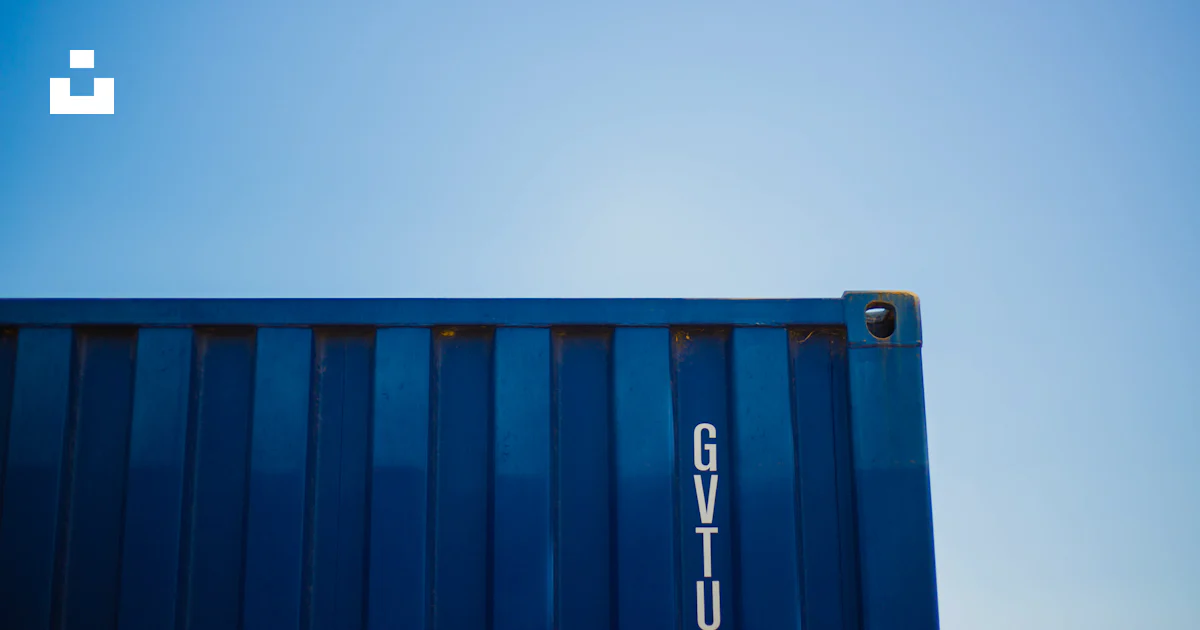 Blue Intermodal Containers Blue intermodal container photo – Free Building Image on Unsplash