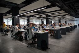 people doing office works in an open space