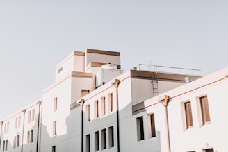 photo of white concrete building