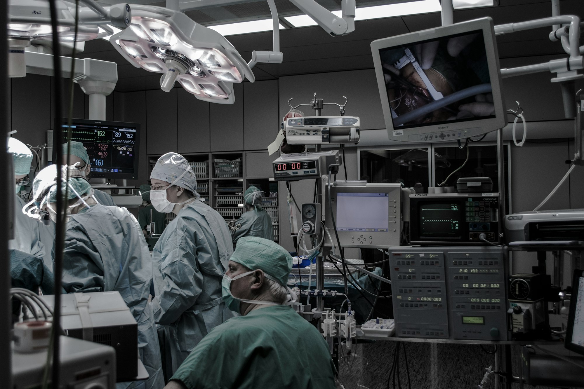 operating room before video production