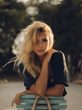 Person alone on an empty road