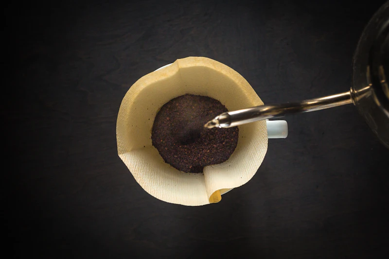 ハンドドリップで注ぐコーヒー