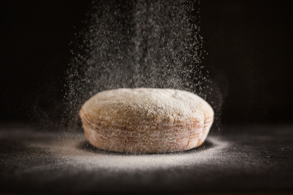 foto selettiva di pasticceria al forno