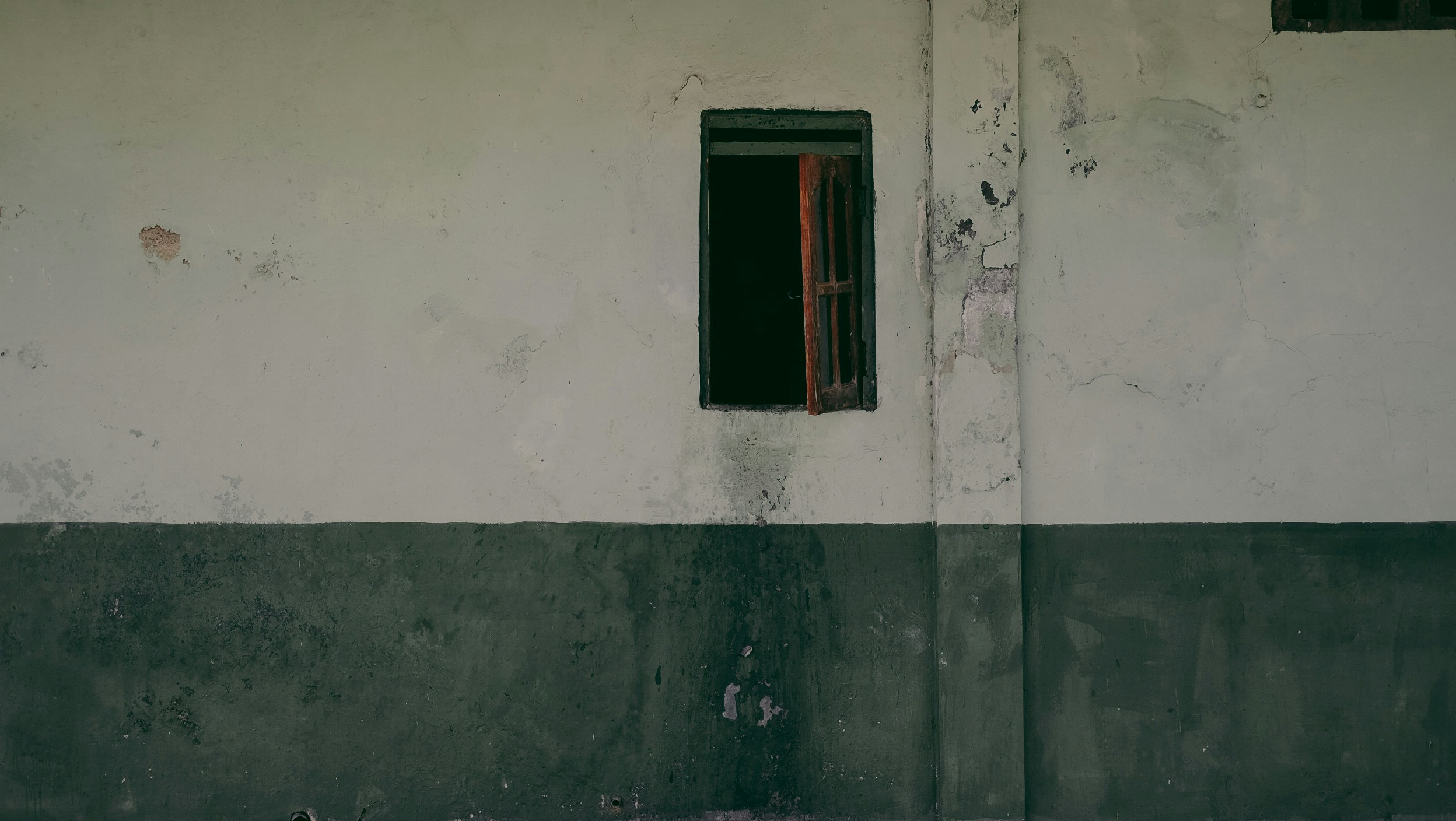 Semarang, Indonesia - captured in old town area at Semarang, walking by this interesting wall and make a composition out of it