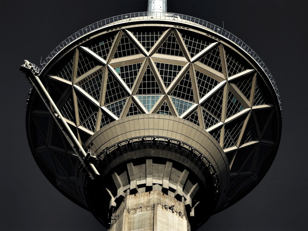 gray space needle tower in low angle photography