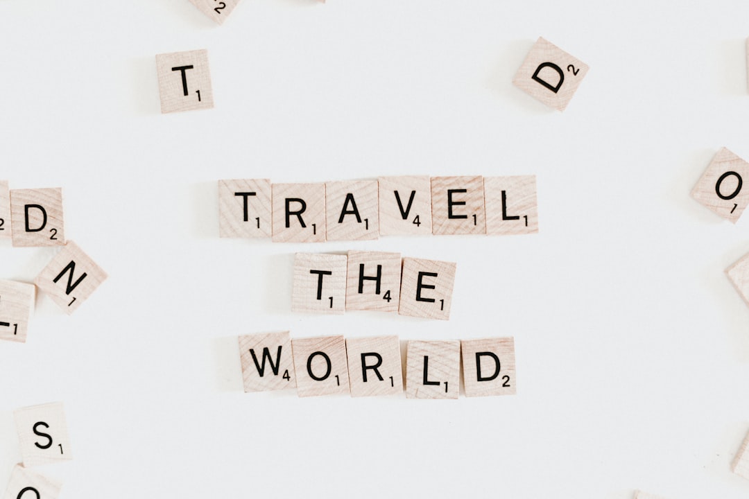 travel the world, Scrabble word spelling