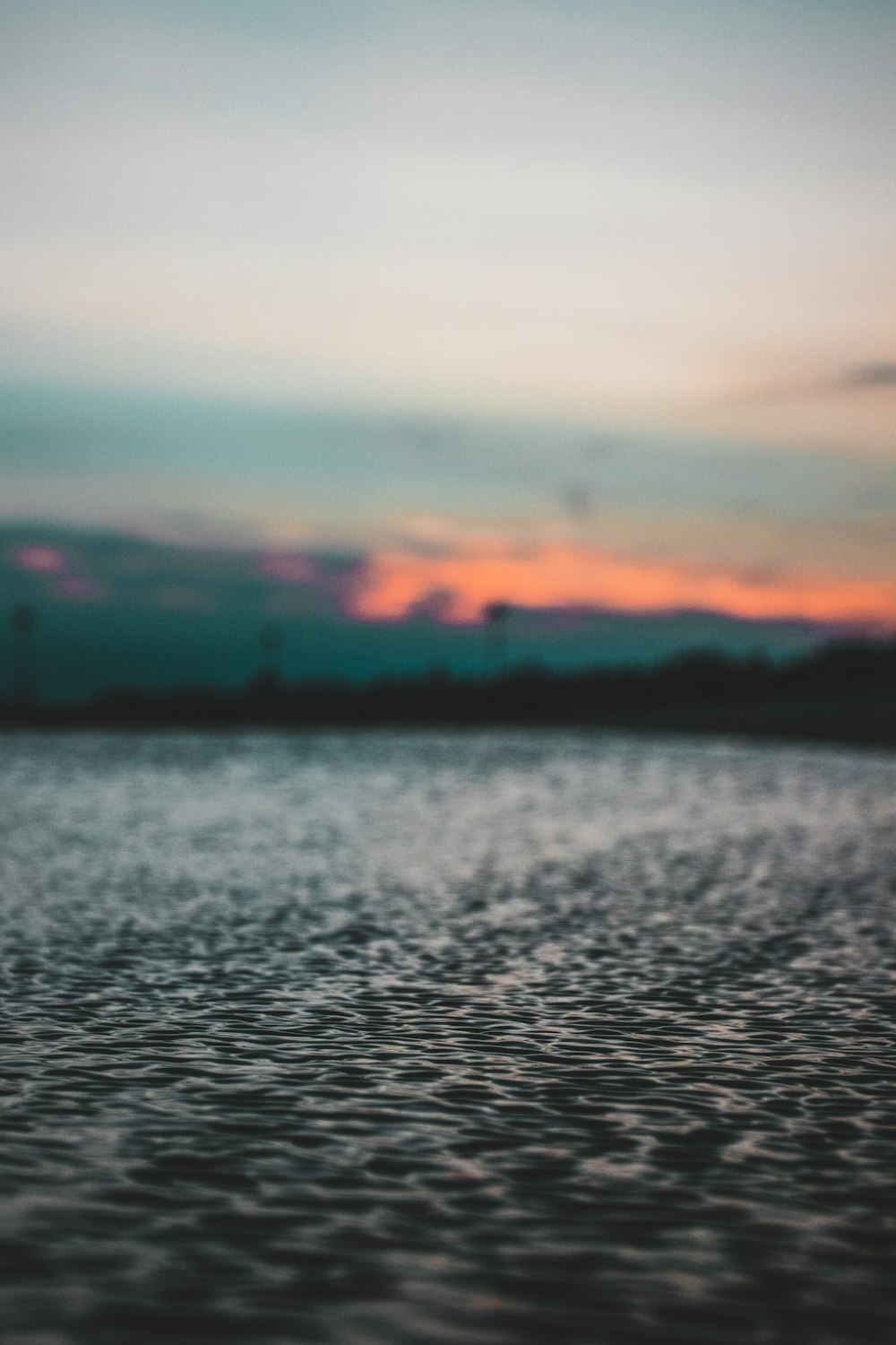 body of water during golden hour