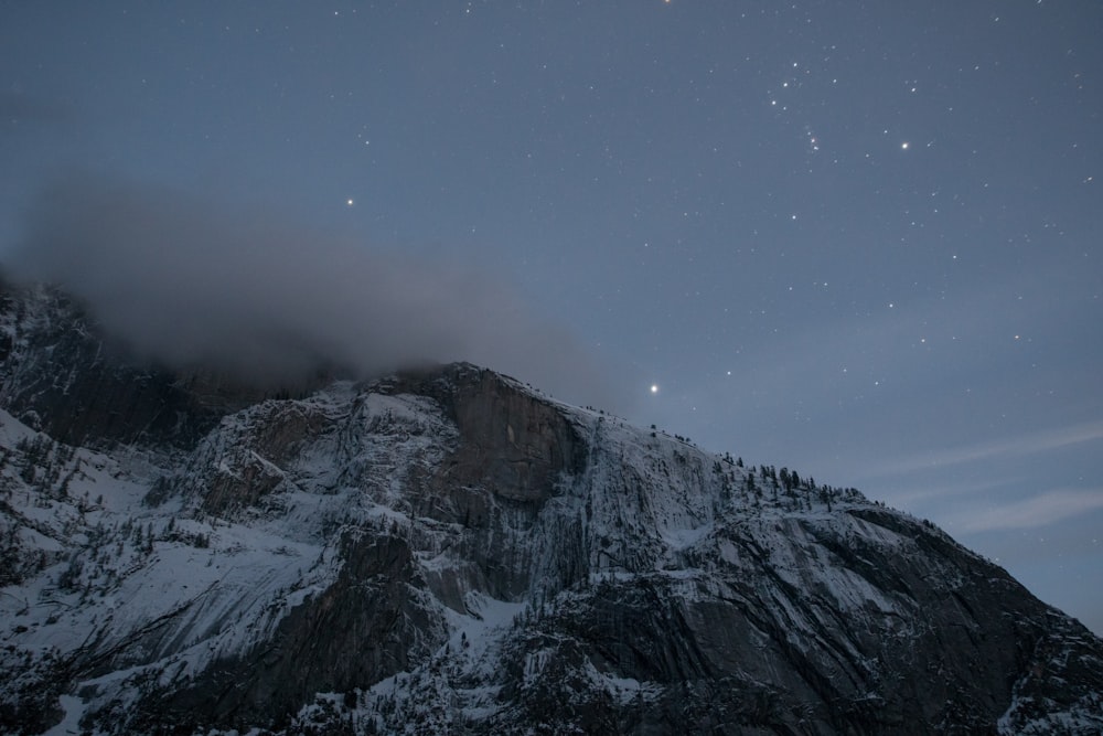 landscape photography of mountain