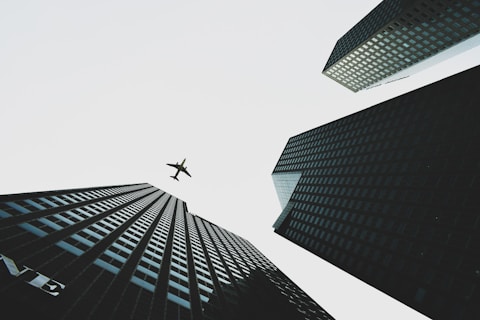 worm's eye view of building