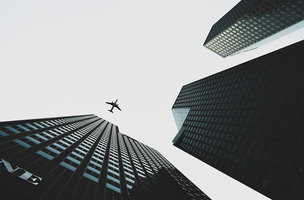 worm's eye view of building