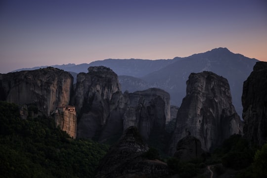 rock monolith in Meteora Greece