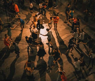 group of people dancing