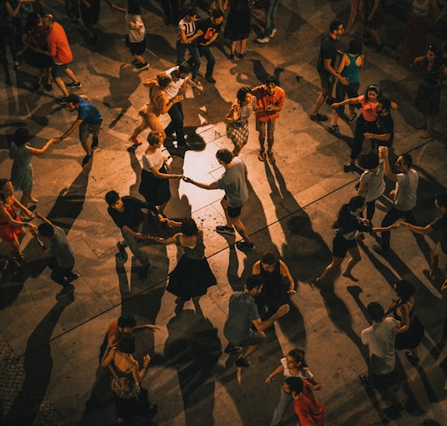 group of people dancing