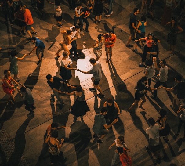 group of people dancing