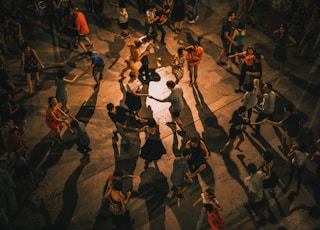 group of people dancing