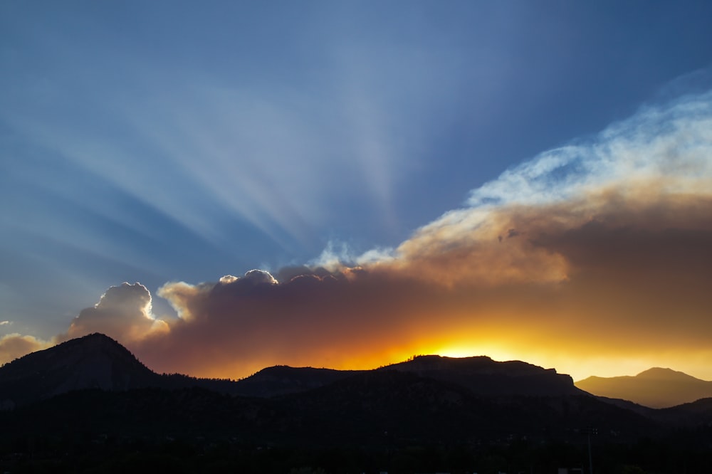 mountain silhouette