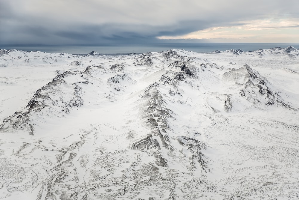 snow-covered mountains