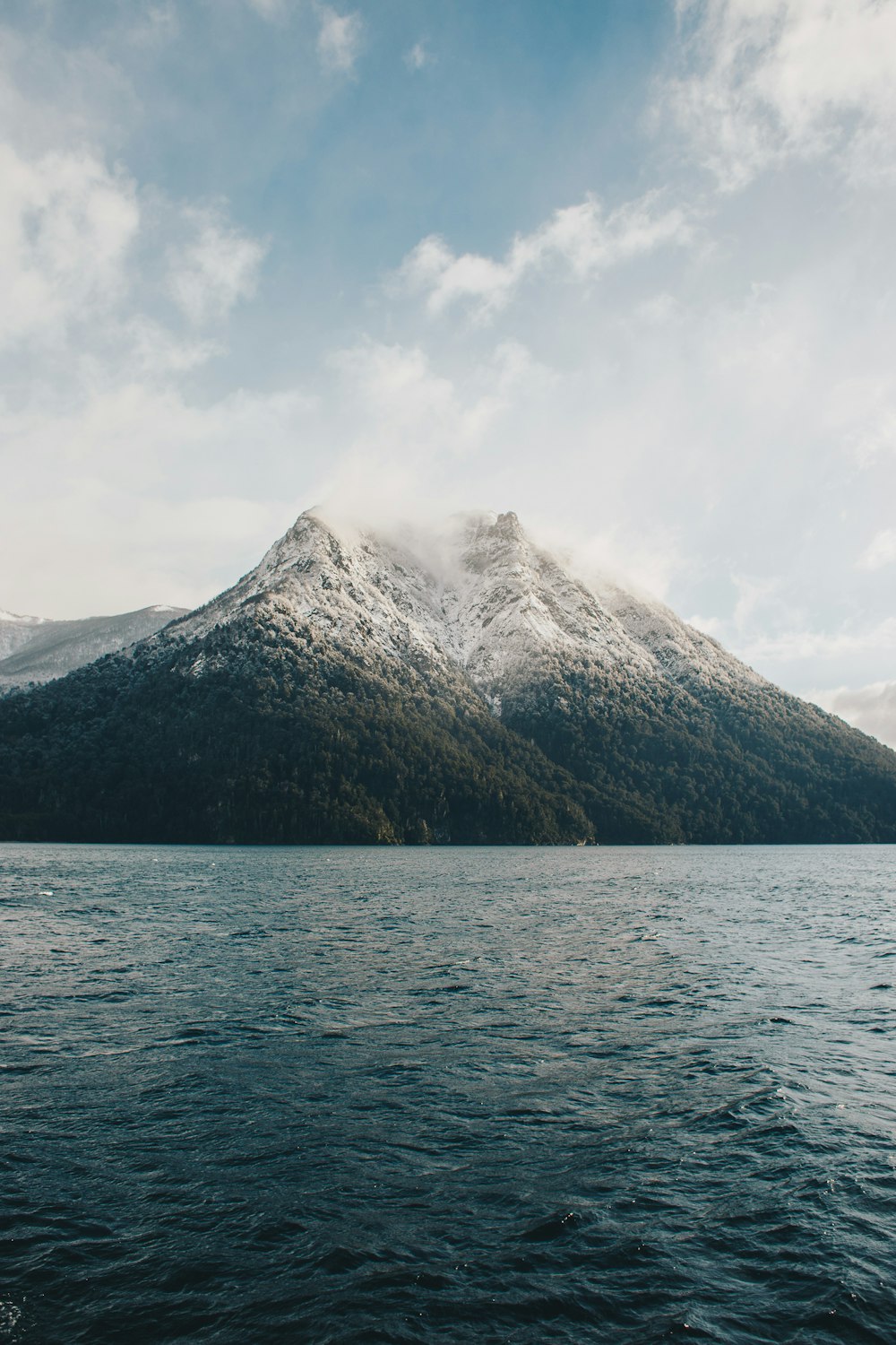 snow-covered mountain