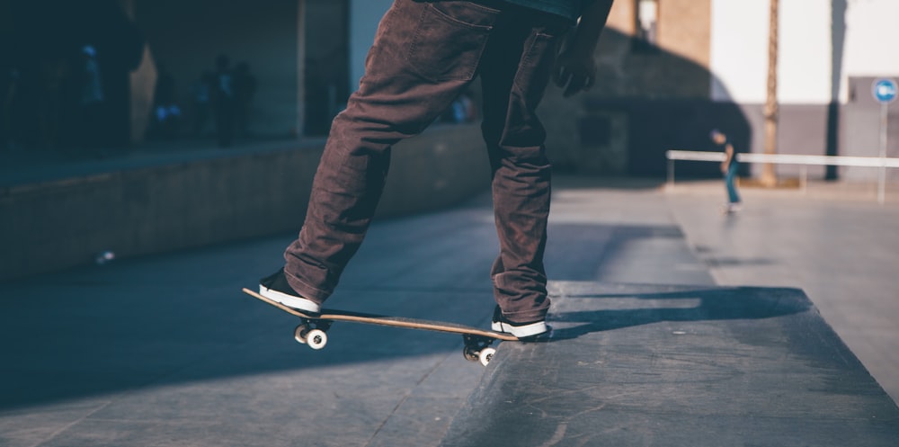 person riding skateboard