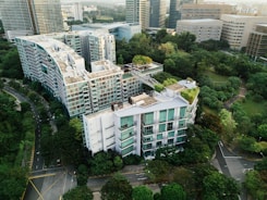 white building