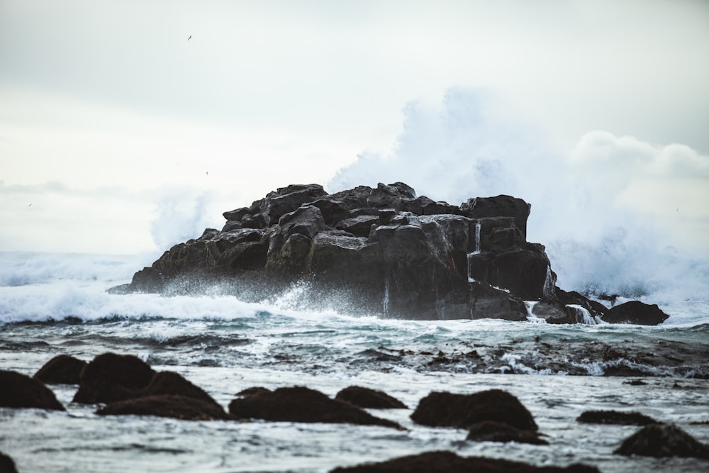 rock formations and body water