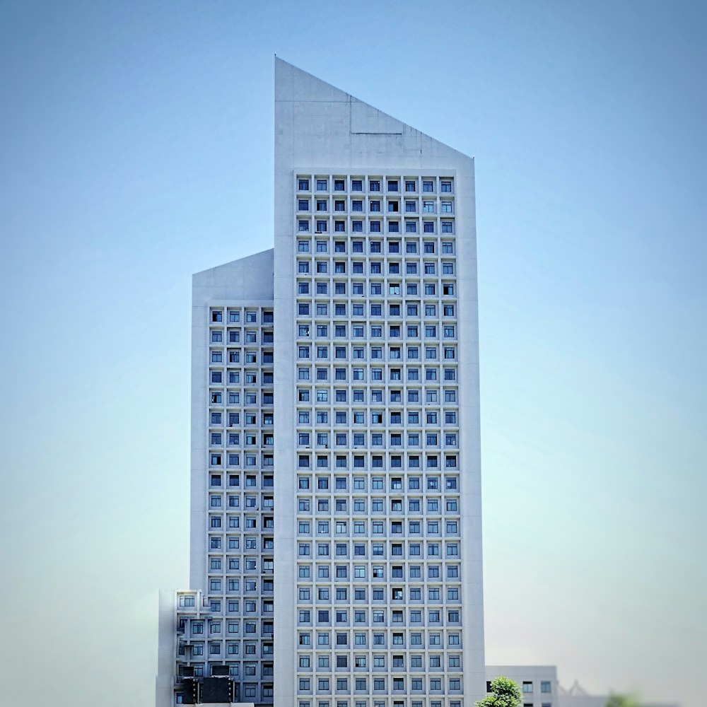 white high-rise building