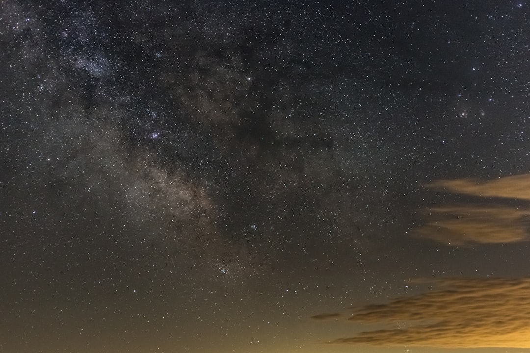 long exposure photography of stars