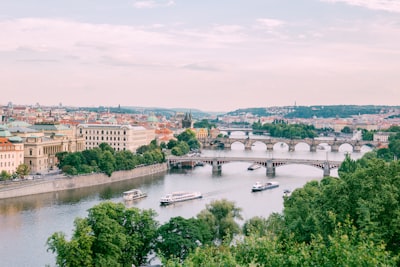 Prague's Bridges - 从 Viewpoint, Czechia