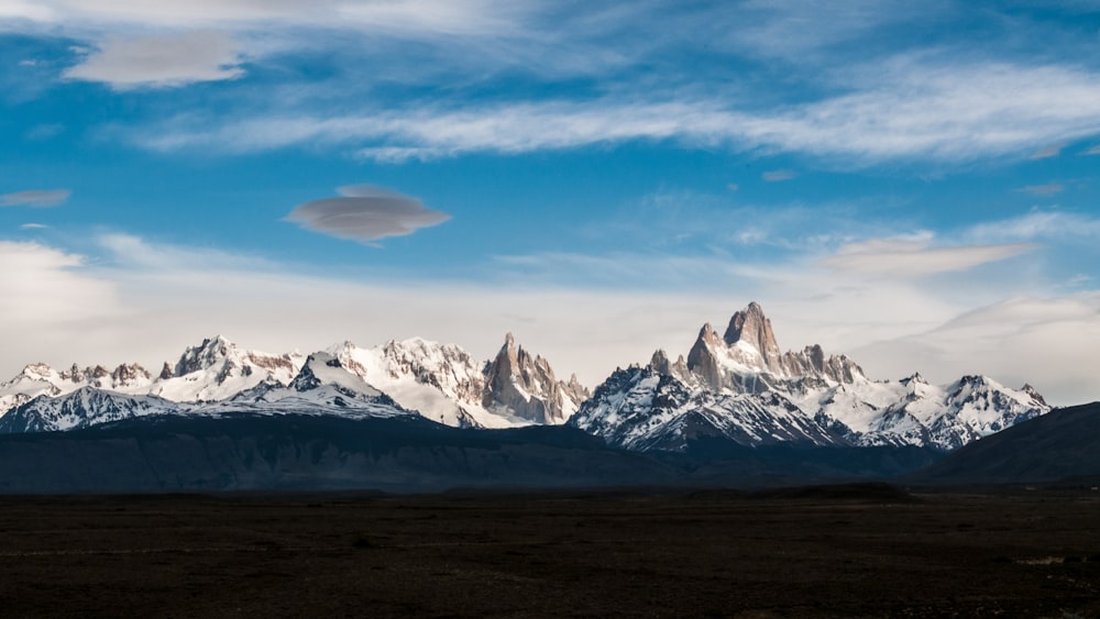 landscape photography of mountain covered with snow during daytime