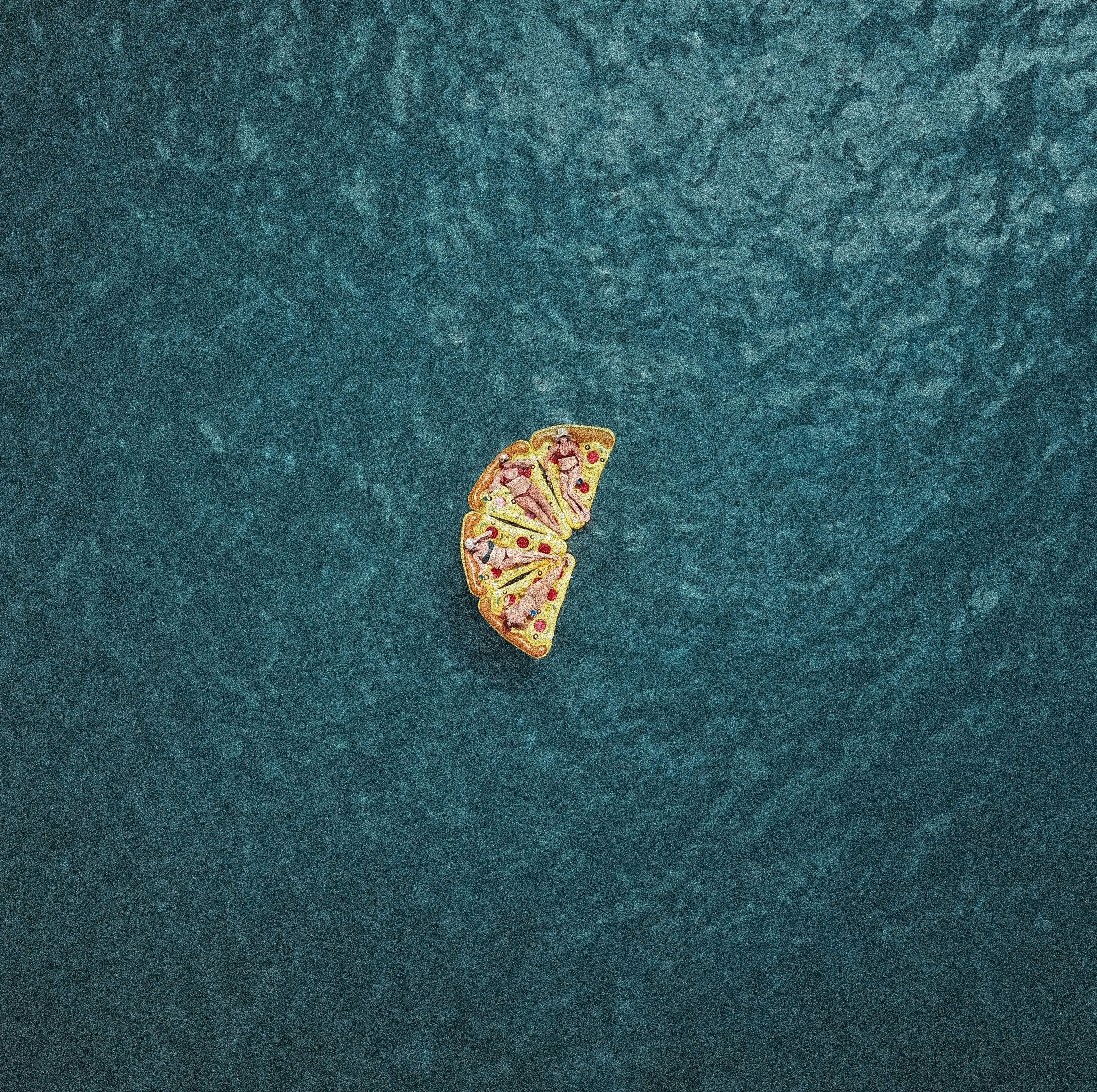 four pizza inflatable buoy