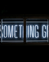 Do Something Great neon sign