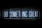 Do Something Great neon sign